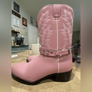 Pink boots
